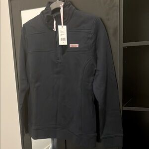 Women’s Vineyard Vines Navy Quarter-Zip Pullover, size Small